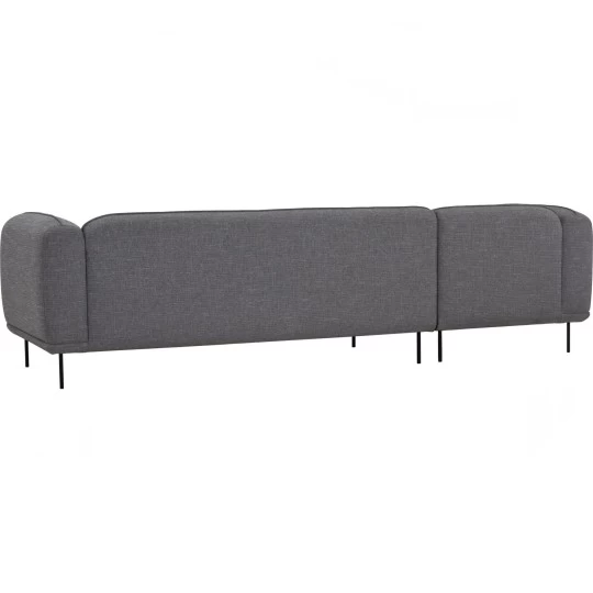 L-shaped sofa arranged in a cozy home setting