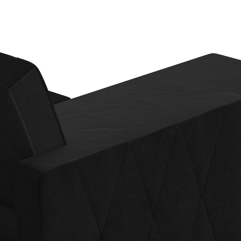 Sofa positioned in a contemporary living room setting
