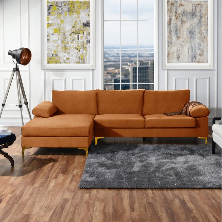 Large modular sofa set with left-hand chaise for spacious rooms