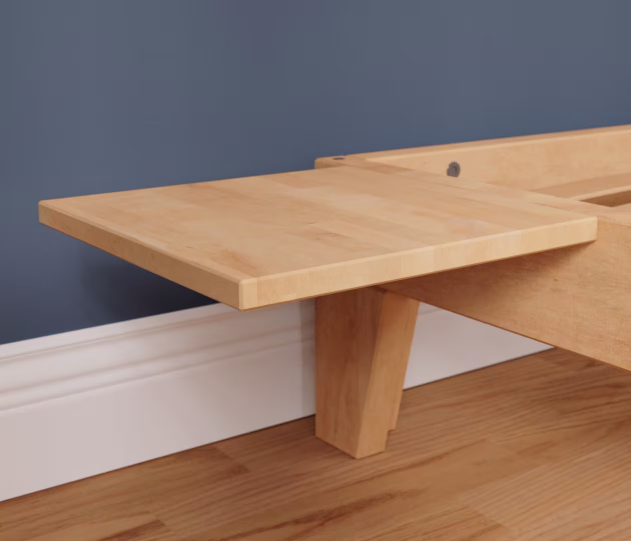 PEFC certified sustainable beech wood bed frame