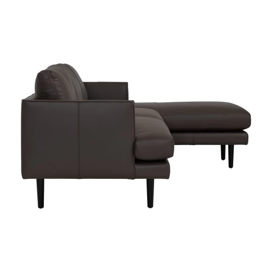 Luxury sectional sofa with high-density foam cushions