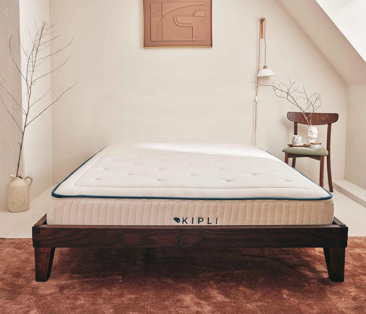 Eco-friendly bed with non-toxic vegetable wax finish