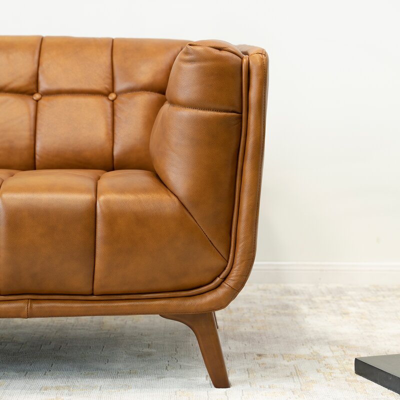 Side profile view showcasing the sofa's streamlined silhouette.