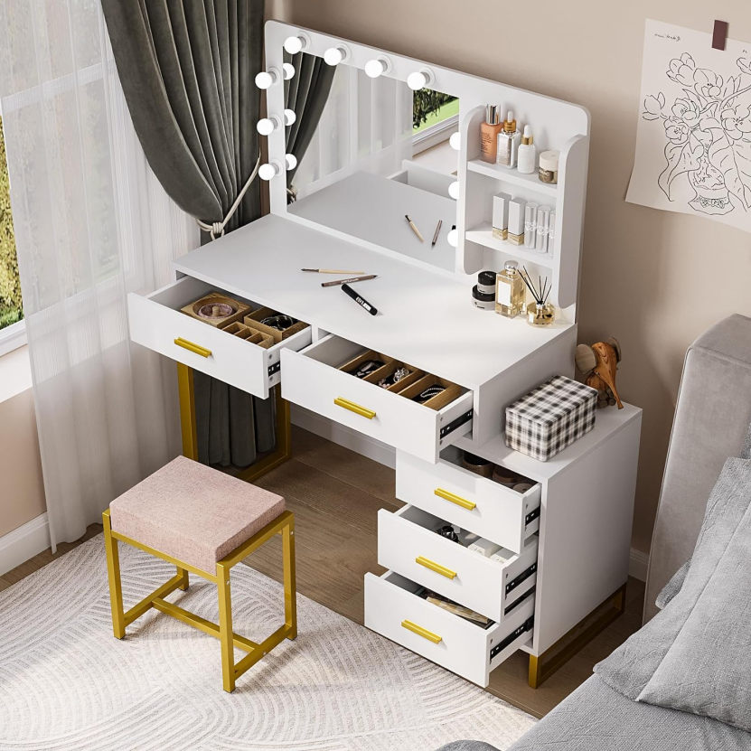 Multifunctional Vanity Mirror dressing table - Kendale Home