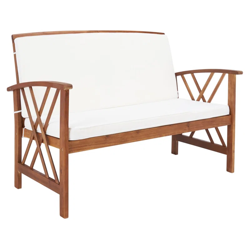 Backyard lounge set with a neutral wicker design